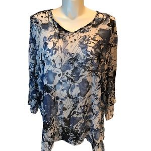 Maggie Barnes for Catherines size 4x blouse